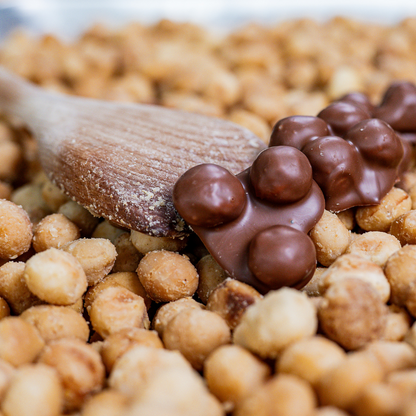 Hand Dipped Caramalised Macadamias