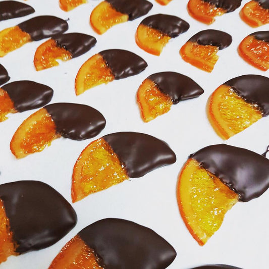 Dipped Candied Oranges